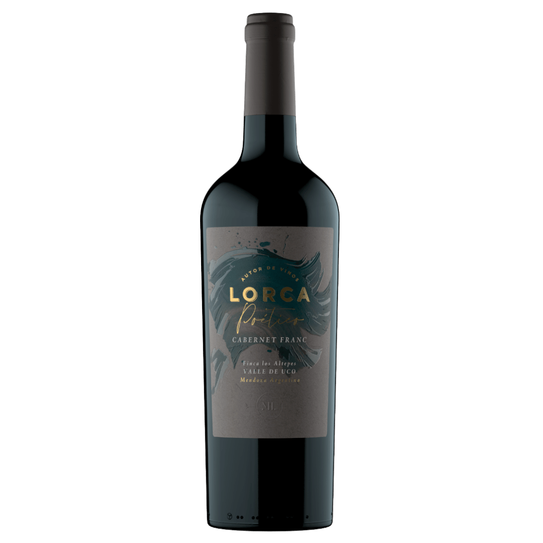 Argentina Mauricio Lorca Poetico Cabernet Franc 2017, vin roșu elegant, cu arome de fructe roșii, taninuri fine și final persistent.