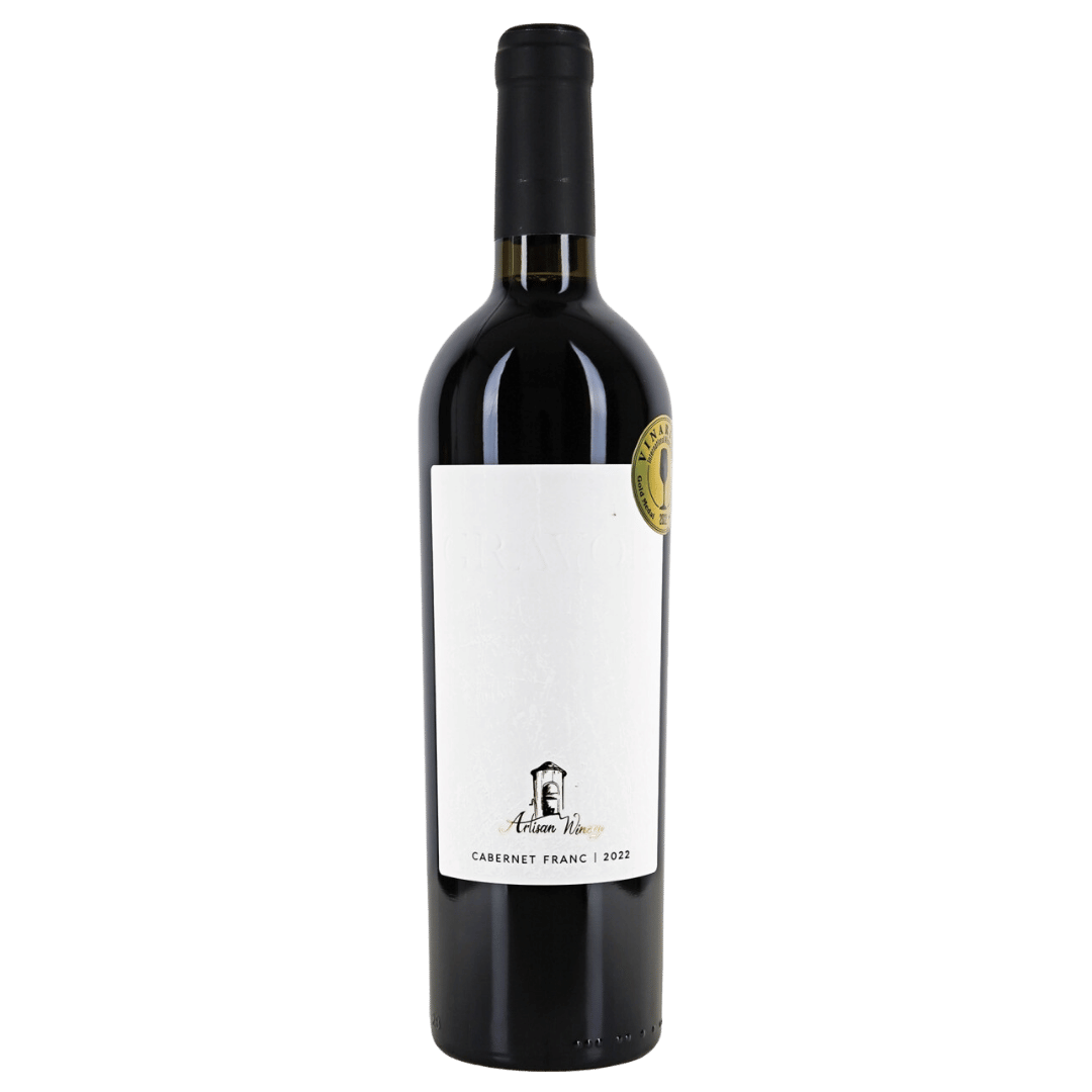 Artisan Winery Gravor 2021, vin roșu sec din soiul Cabernet Franc, din Regiunea Miniș-Arad, România