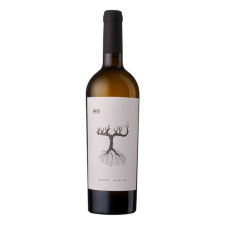 Moldova Atu Winery Rkatiteli vin alb sec din regiunea Codru, cu arome de citrice și mere verzi
