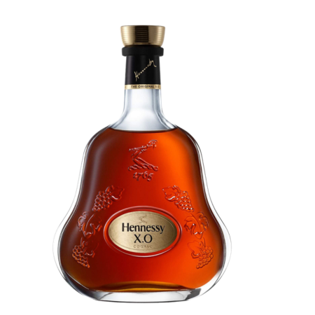 Hennessy X.O cognac francez premium maturat 10 ani, sticlă de 0.7L cu arome de ciocolată și condimente