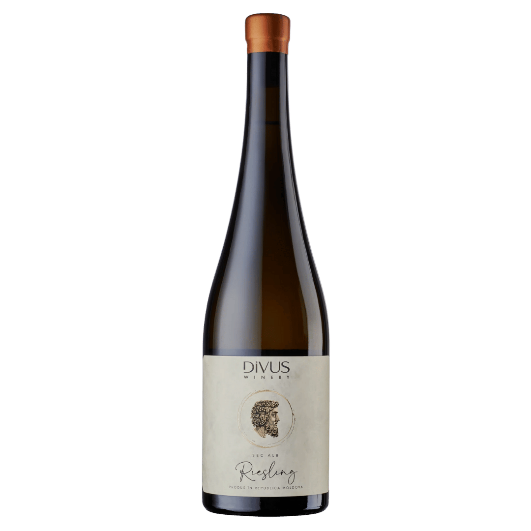 Domeniile Vorniceni Divus Riesling, vin alb proaspăt cu note florale și citrice, din Moldova