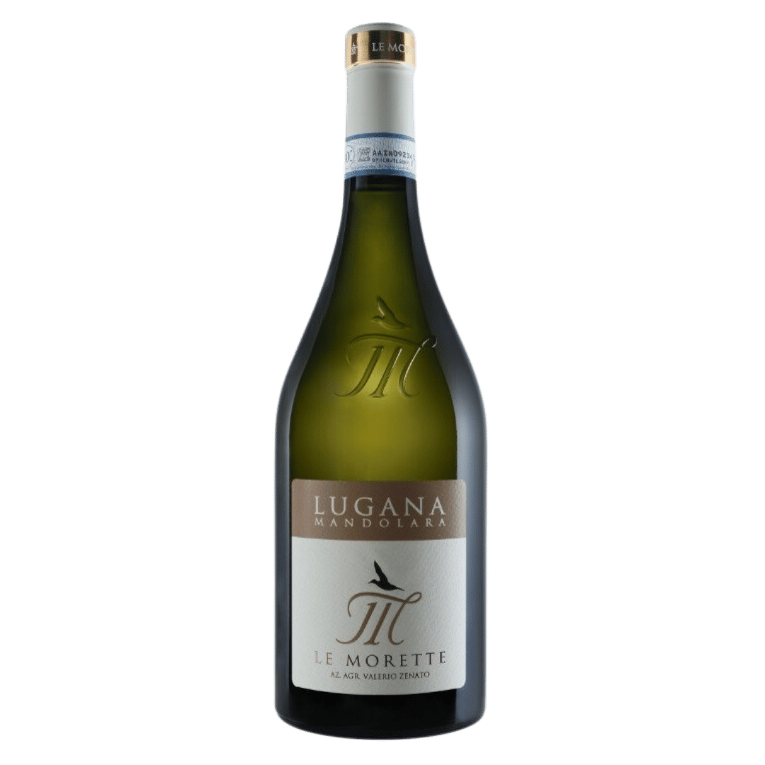 Italia Le Morette Lugana Mandolara, vin alb sec italian cu arome de citrice și flori albe, ideal pentru pește și preparate ușoare