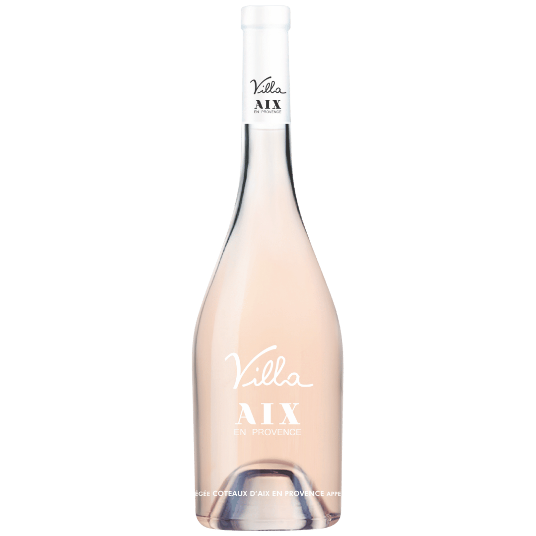 Franta Villa Aix Rosé Provence 2023, vin rose proaspăt și elegant cu note de fructe roșii și citrice.