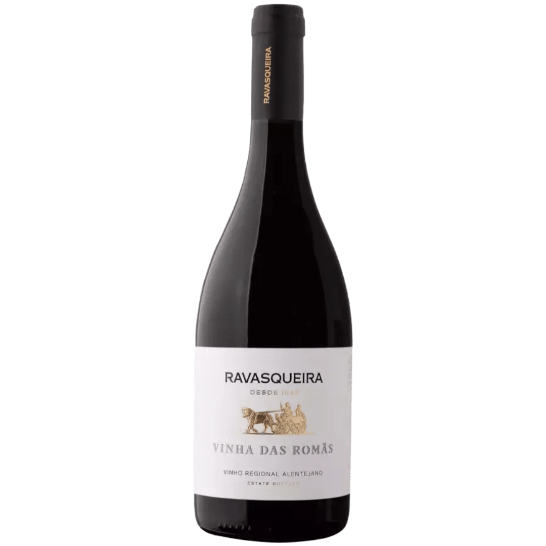 Ravasqueira Vinha das Romas 2020, vin roșu din Alentejano, portabil pentru ocazii speciale și pairing rafinat