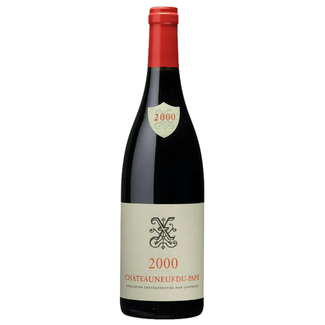 Franta Xavier Chateauneuf-du-Pape 2000 vin roșu matur, complex, cu note de fructe, condimente și taninuri fine.