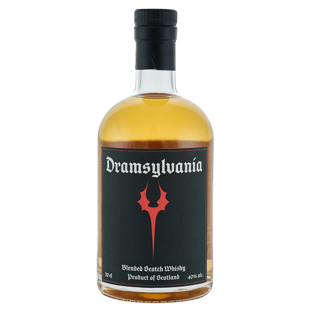 Whisky Dramsylvania Blended Scotch, whisky echilibrat cu note de miere, vanilie și caramel.