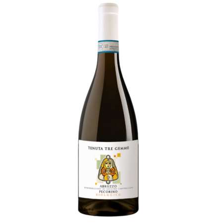 Italia Tenuta Tre Gemme Pecorino, vin alb sec cu arome de citrice și flori albe, perfect pentru preparate cu pește și fructe de mare