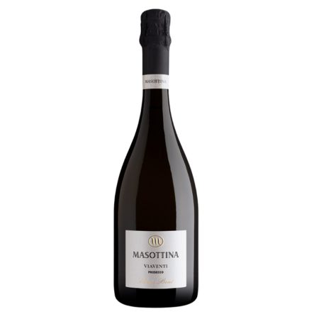 Masottina Viaventi Extra Brut, vin spumant italian cu prospețime, arome de mere și citrice, perfect pentru ocazii speciale.