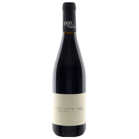 1000 de Chipuri Pinot Noir 2023, vin roșu sec cu note de cireșe, zmeură și condimente, din regiunea Dealu Mare