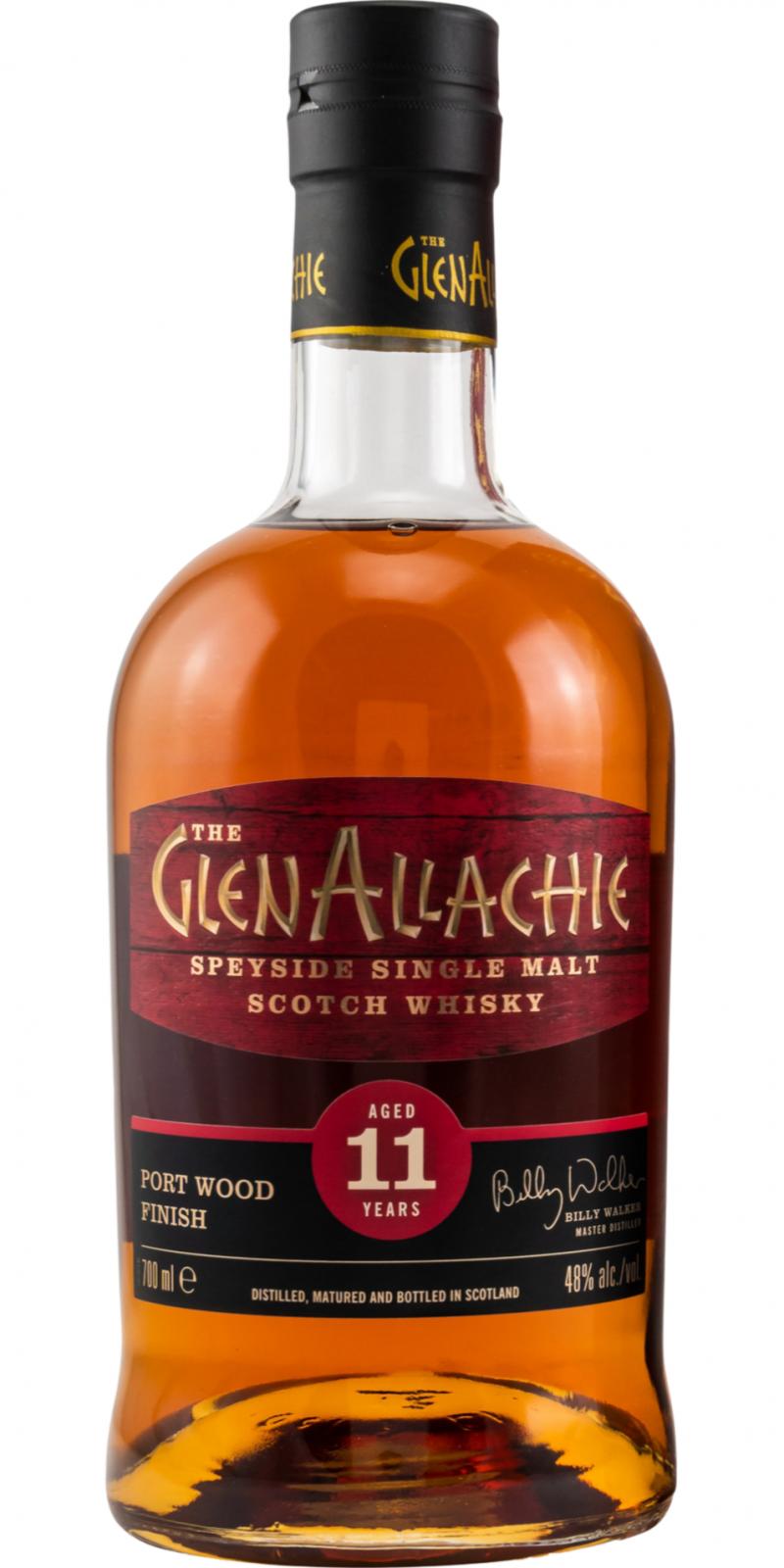 Whisky The GlenAllachie Single Malt Port Wood Finish 11 Ani 0.7L 48%