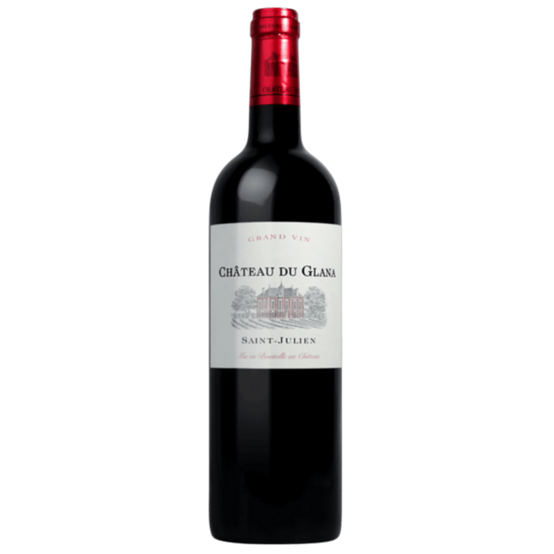 Chateau du Glana Saint-Julien, vin roșu sec, din Bordeaux, cu arome de fructe negre și tanin fin.