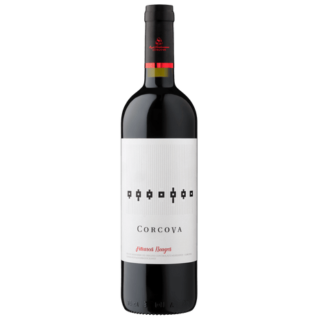 Corcova Fetească Neagră 2021, vin roșu intens din Oltenia, cu note de fructe negre și condimente, echilibrat și elegant.