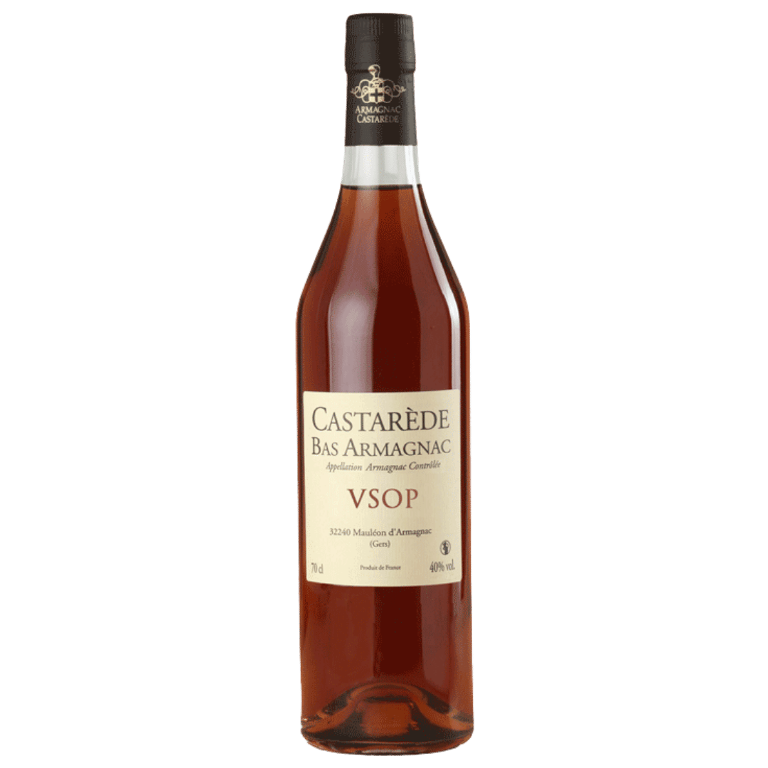 Armagnac Castarède VSOP, băutură distilată franceză maturată 8 ani, în stil rafinat și echilibrat