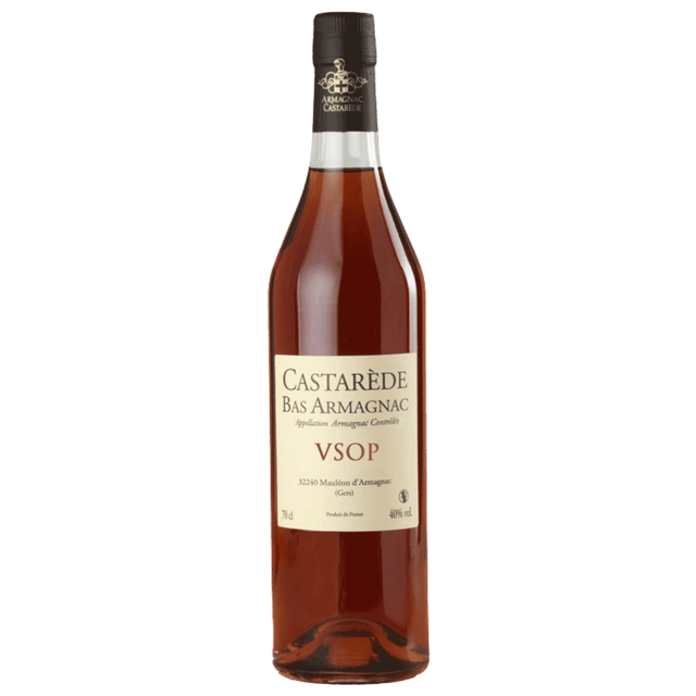 Armagnac Castarède VSOP, băutură distilată franceză maturată 8 ani, în stil rafinat și echilibrat