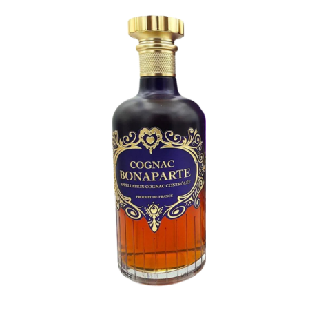 Cognac Croizet Bonaparte 1805, sticlă de colecție omagiu Napoleon, arome de fructe uscate și vanilie