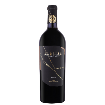 Elettra Primitivo Puglia IGT sticla vin roșu din struguri Primitivo, regiunea Puglia, Italia