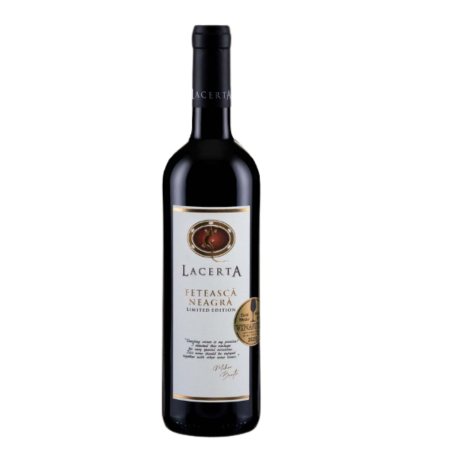 Lacerta Feteasca Neagra Limited Edition, vin rosu sec din Dealu Mare, soiul autohton Feteasca Neagra