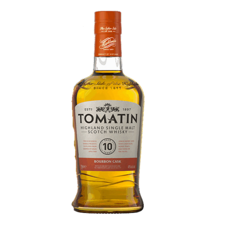Tomatin 10 YO Single Malt Scotch Whisky din Highlands, maturat 10 ani, sticla de 0.7L 40%