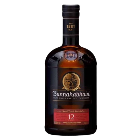 Bunnahabhain 12 YO single malt scotch whisky din insula Islay, maturat 12 ani, 46.3%