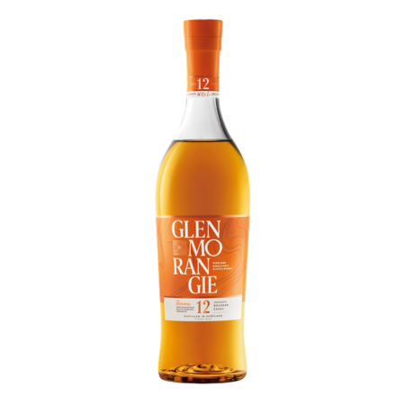 Glenmorangie 12 ani sticla de whisky single malt scoțian maturat în butoaie de bourbon, Highland Scoția