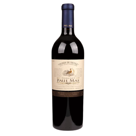Paul Mas Vignes de Nicole Cabernet Sauvignon Merlot vin roșu sec din Languedoc-Roussillon Franța