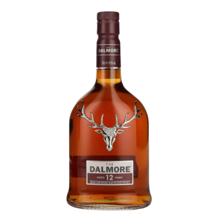 Dalmore 12 YO Single Malt Scotch Whisky maturat în butoaie de sherry, cu arome de portocale și ciocolată