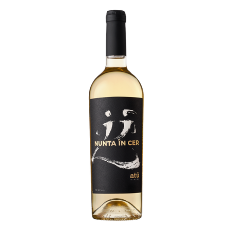 Atu Winery Nunta in Cer vin alb sec din Republica Moldova, cupaj de Viorica și Rkaițeli