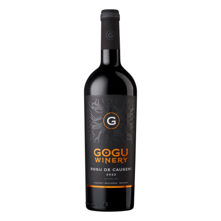 Gogu Winery Rosu de Causeni sticla vin rosu sec din regiunea Stefan-Voda, Republica Moldova