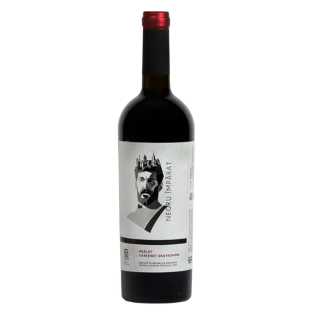 Moldova Minis Terrios Negru Împărat sticla vin roșu Merlot și Cabernet Sauvignon din Republica Moldova