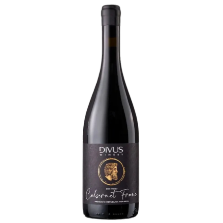 Domeniile Vorniceni Divus Cabernet Franc sticla vin roșu din Republica Moldova, arome de fructe roșii