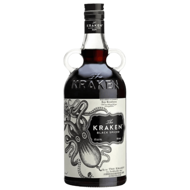 Rom Kranken Black Spiced Rum, băutură caribbeană cu arome intense de condimente și dulceață subtilă