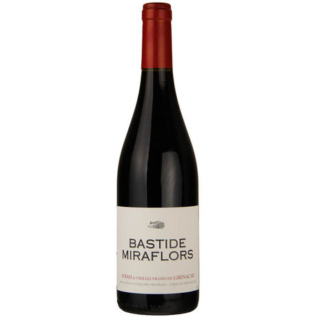Lafage Bastide Miraflors sticla vin roșu sec Syrah și Grenache din Côtes du Roussillon, Franța