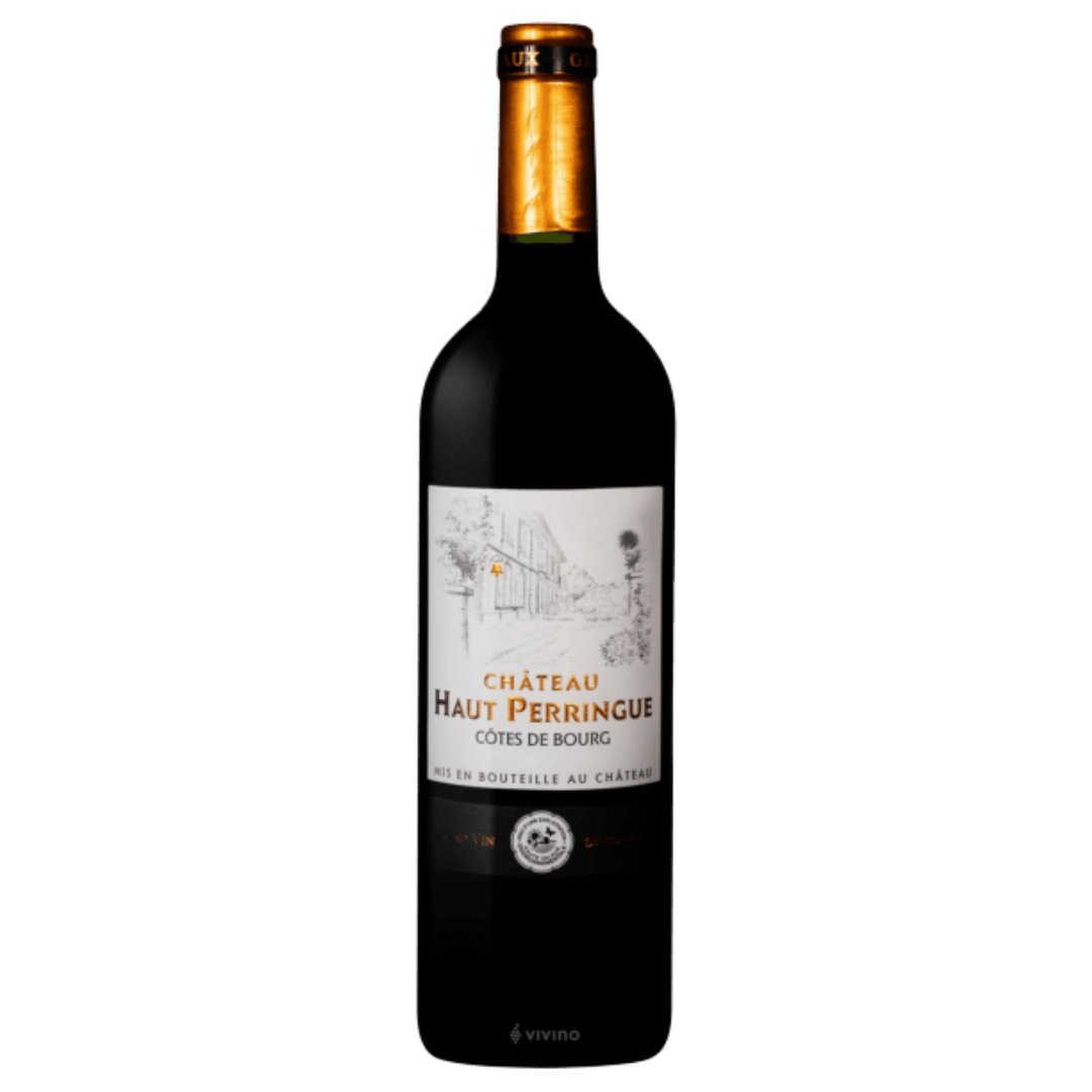 Chateau Haut Perringue 2021, vin roșu sec Bordeaux din Franța, cu arome de fructe negre și condimente.