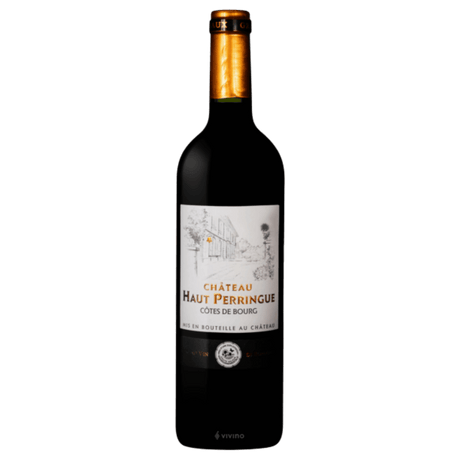 Chateau Haut Perringue 2021, vin roșu sec Bordeaux din Franța, cu arome de fructe negre și condimente.