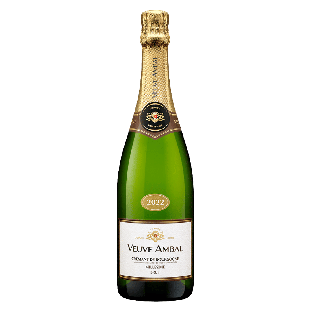 Veuve Ambal Cremant De Bourgogne Brut, vin spumant sec din Bourgogne cu perlaj fin și arome de flori și fructe proaspete