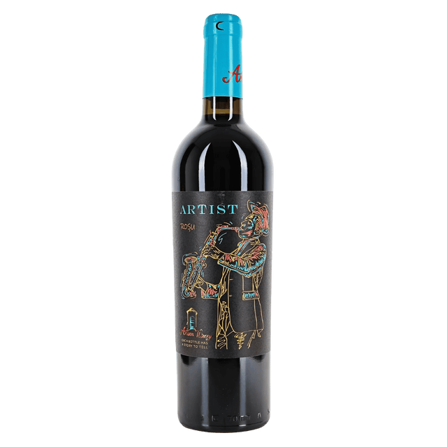 Artisan Winery Artist Roșu 2020, vin sec din Minis Arad, cu arome de fructe roșii, condimente și vanilie.