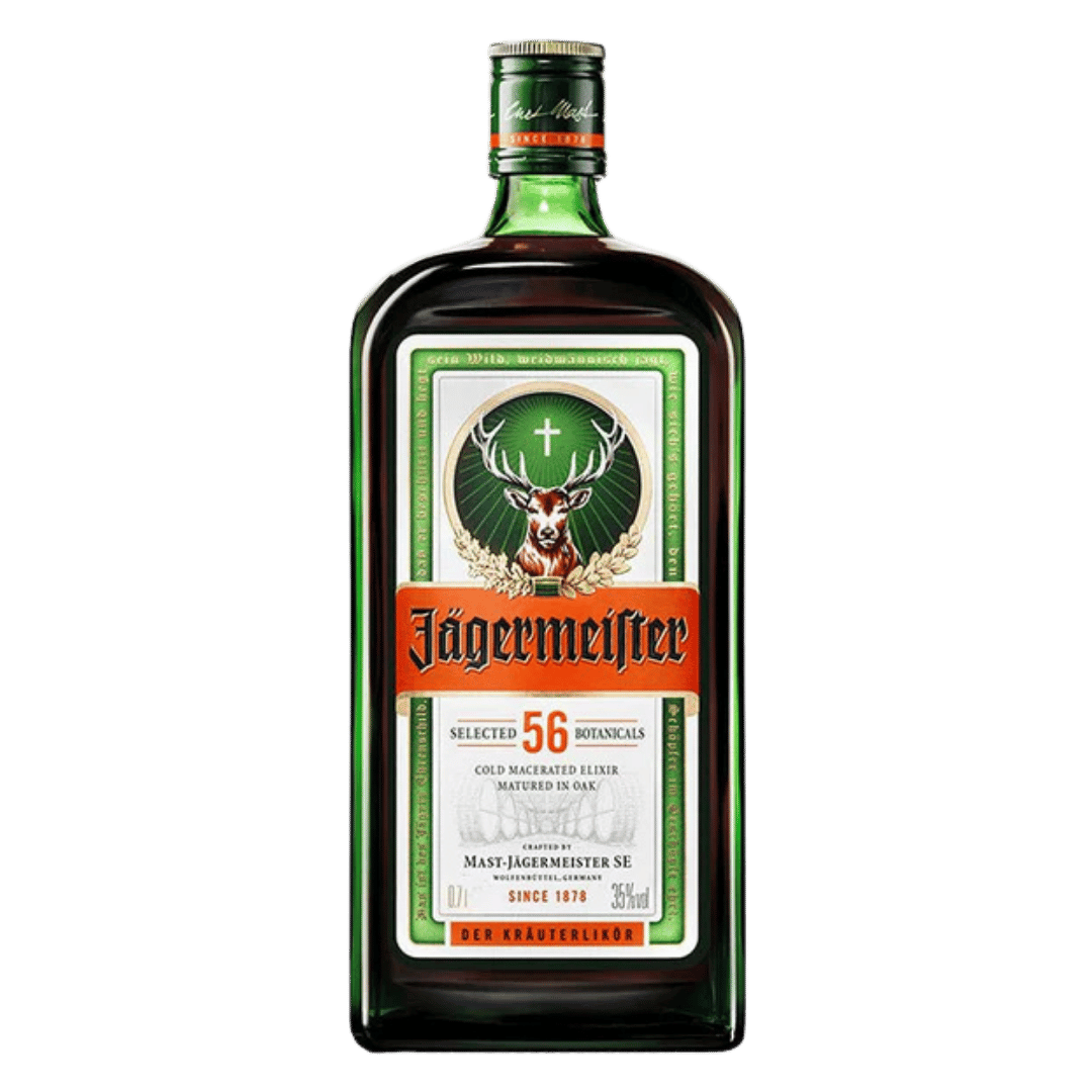 Jägermeister 0.7L, lichior german cu plante aromatice, ideal pentru digestie sau cocktail-uri sofisticate