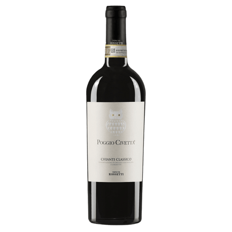 Italia Poggio Civetta Chianti Classico, vin roșu sec din Toscana cu arome fructate și taninuri fine.