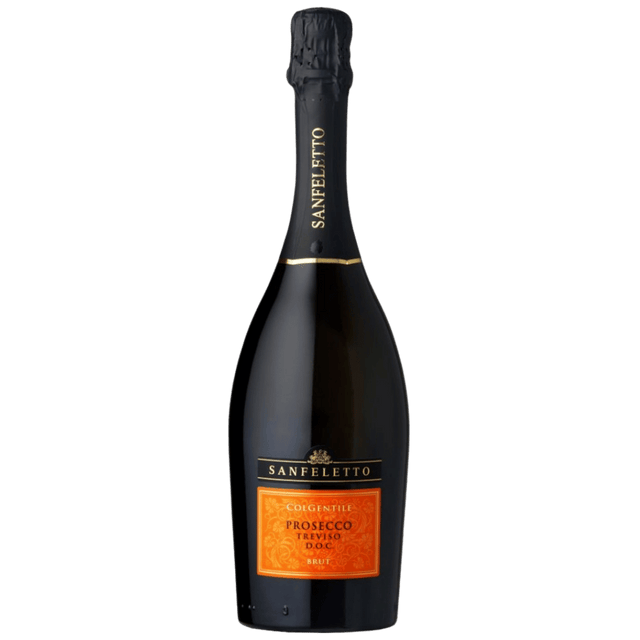 Italy Sanfeletto Prosecco Brut DOC, vin spumant propoziție de 11,5% pentru festive și aperitive.