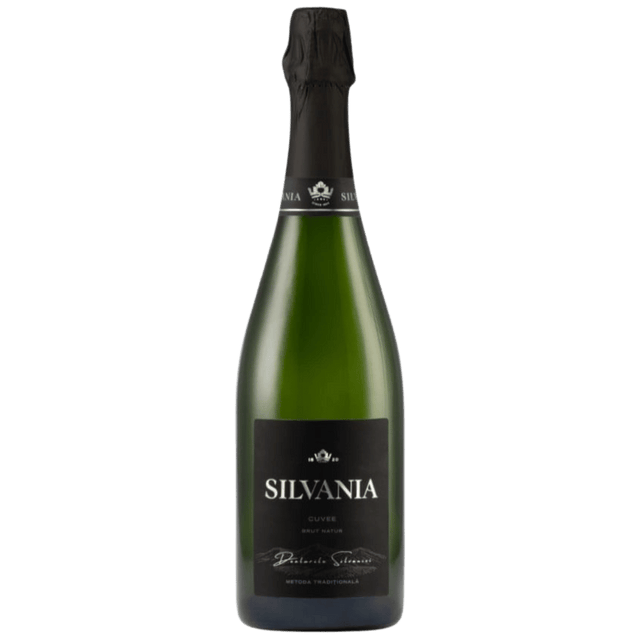 Silvania D.S. Spumant Premium Cuvee Brut, vin spumant românesc cu perlaj fin și arome fructate, ideal pentru aperitive și delicatese marine