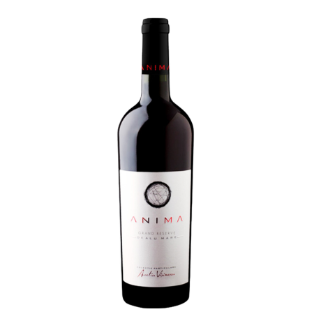 Aurelia Vișinescu Anima Grand Reserve, vin roșu intens cu arome de fructe negre și condimente, potrivit pentru preparate bogate