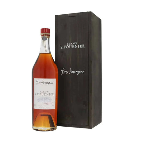 Armagnac Baron V. Fournier 1976, sticla de armagnac vintage maturat 50 de ani în butoaie de stejar din Gasconia, Franța