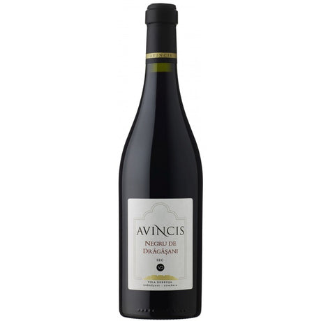 Avincis Negru De Drăgășani 2019, vin roșu sec cu arome de cireșe și taninuri fine din Oltenia