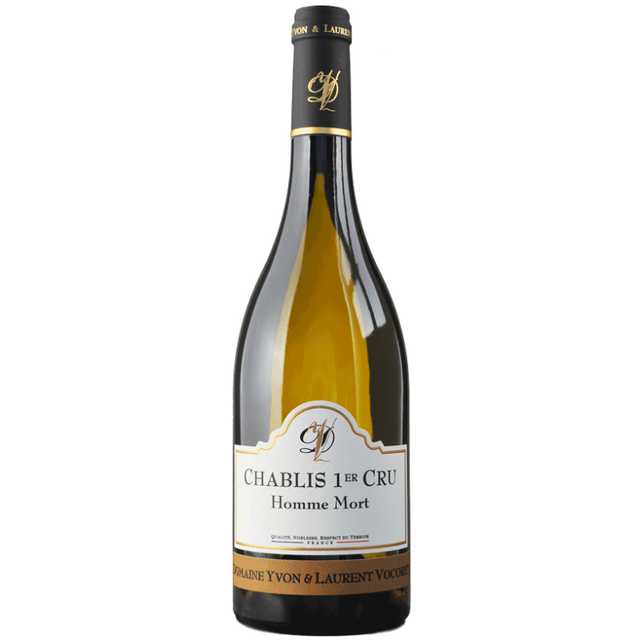 Domaine Yvon et Laurent Vocoret Chablis 1er Cru Homme Mort, vin alb sec din Burgundia cu arome de citrice și minerale fine