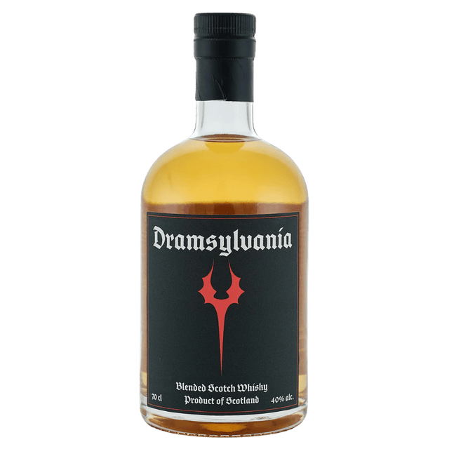Whisky Dramsylvania Blended Scotch, whisky echilibrat cu note de miere, vanilie și caramel.