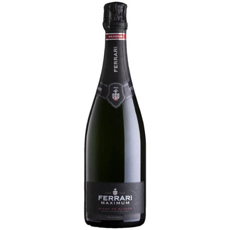 Ferrari Maximum Blanc De Blancs Brut, vin spumant alb din Chardonnay cu perlaj fin și arome de mere și citrice