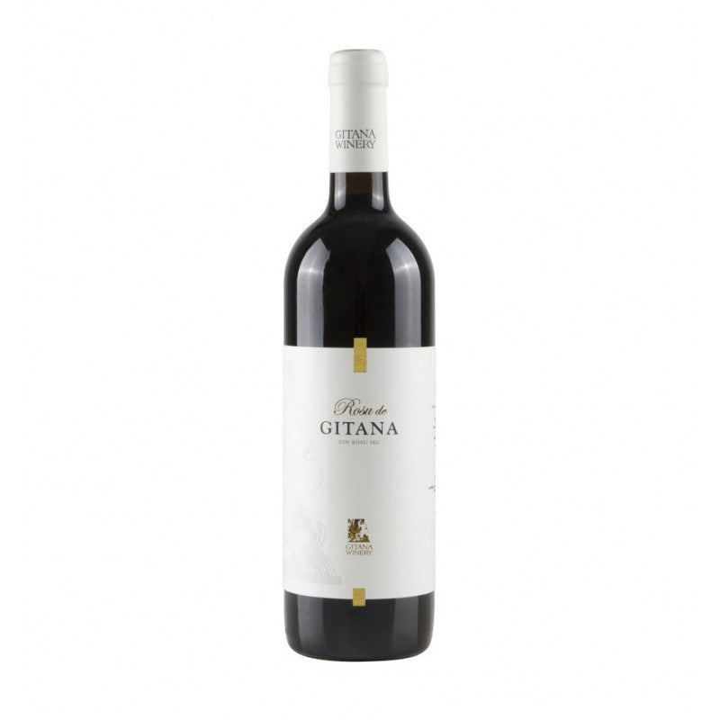 Gitana Rosu De Gitana 2020, vin roșu sec din Moldova, cu arome de fructe și mirodenii.