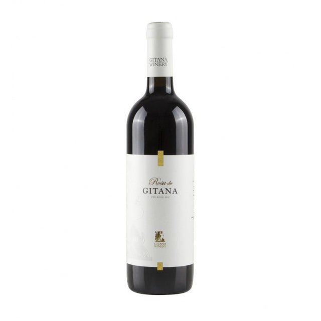 Gitana Rosu De Gitana 2020, vin roșu sec din Moldova, cu arome de fructe și mirodenii.