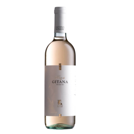 Gitana Rose de Gitana, vin rose proaspăt și delicat din Moldova, cu arome de fructe roșii și notă florală.