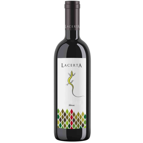 Lacerta Shiraz 2015, vin roșu sec din Dealu Mare, cu arome de fructe negre și condimente exotice.